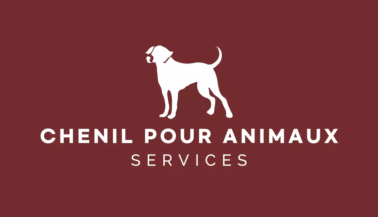 carte de visite minimale marron pour animaux de compagnie