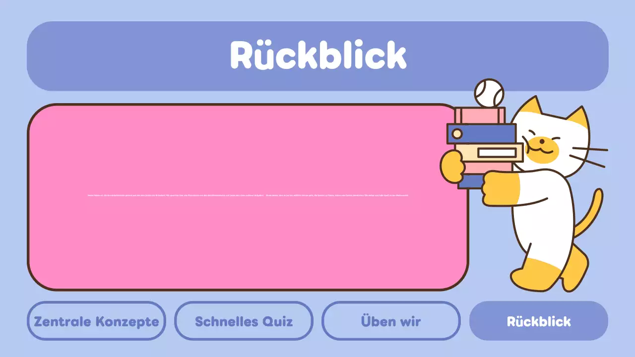 Blau-Rosa-Mathe-Präsentation für die Primarschule