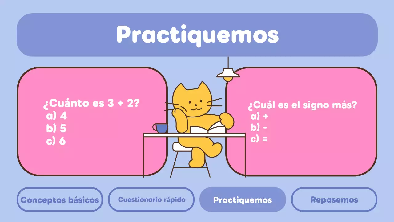Presentación de Blue Pink Math para la escuela primaria