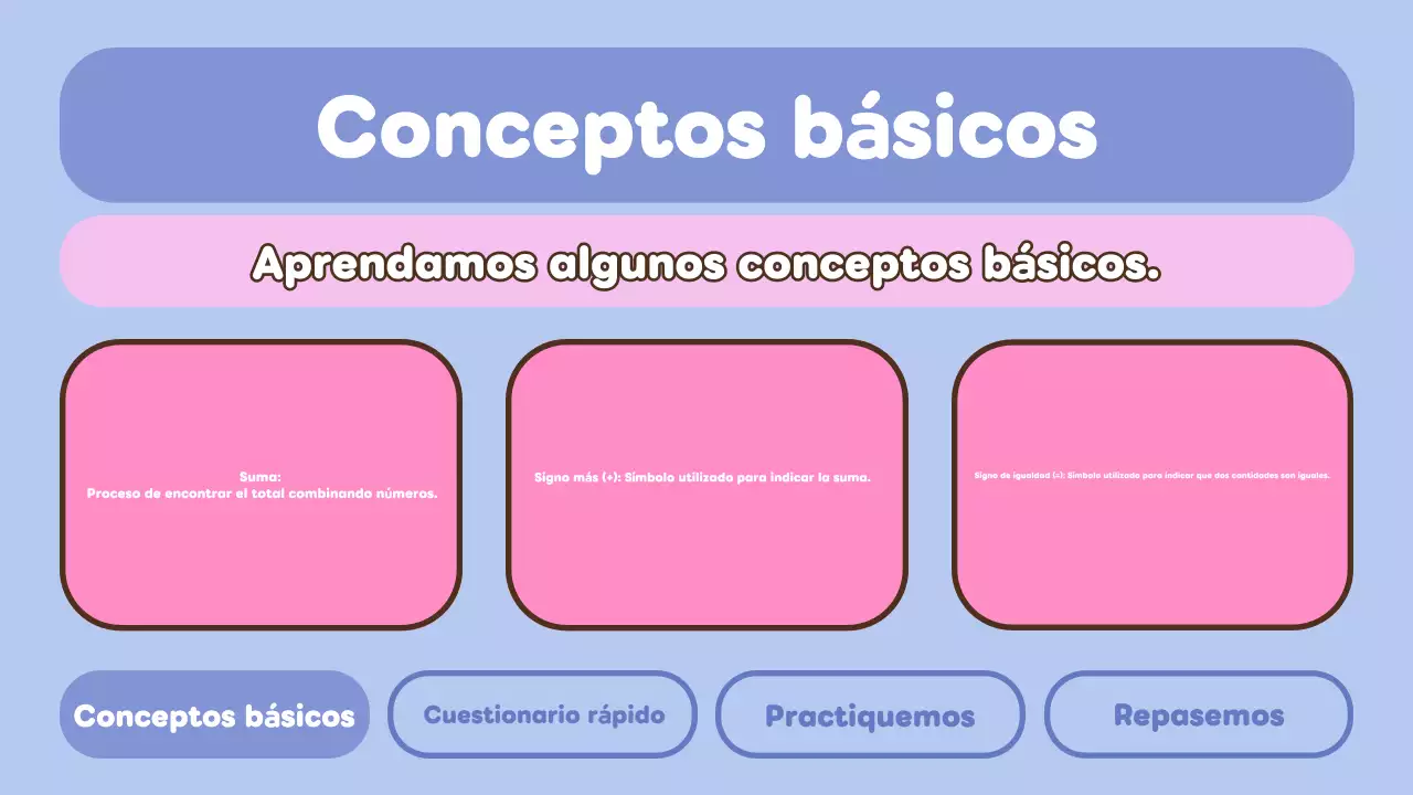 Presentación de Blue Pink Math para la escuela primaria