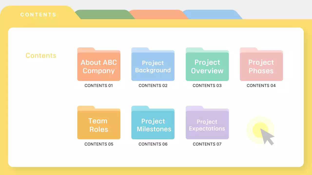 Khaki Simple proposal description