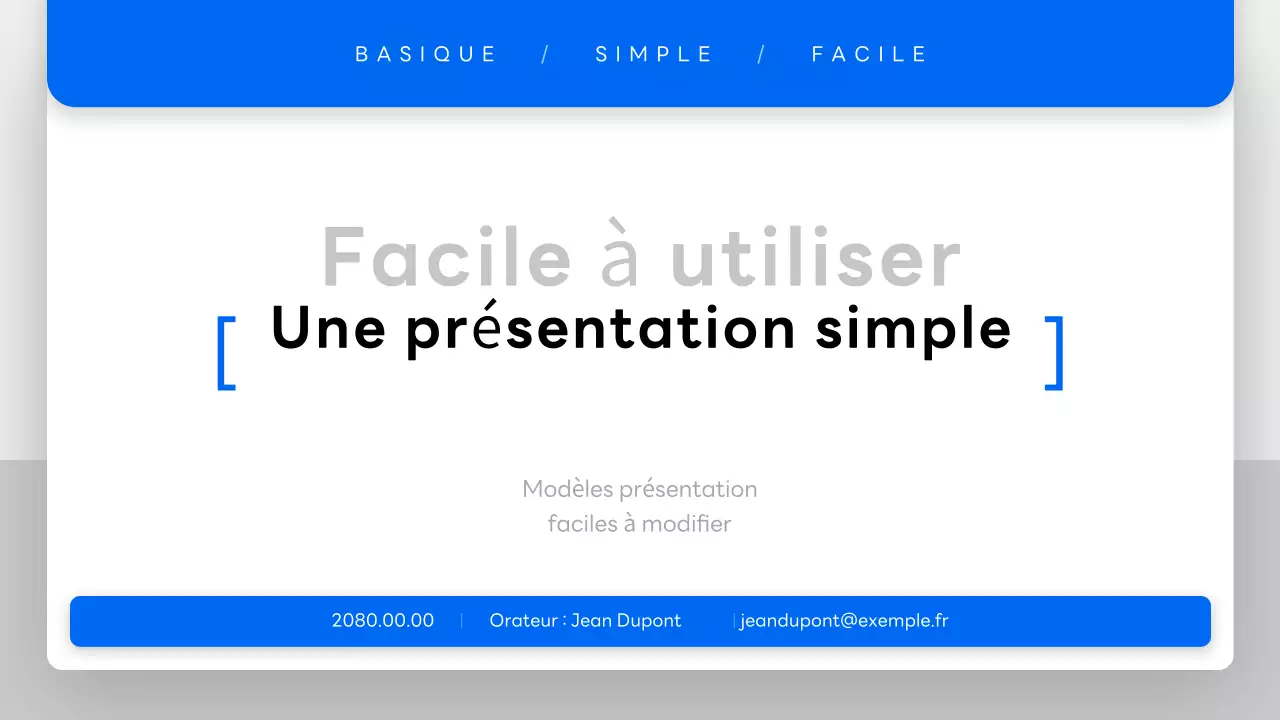 Documentation Blue Simple Presentation