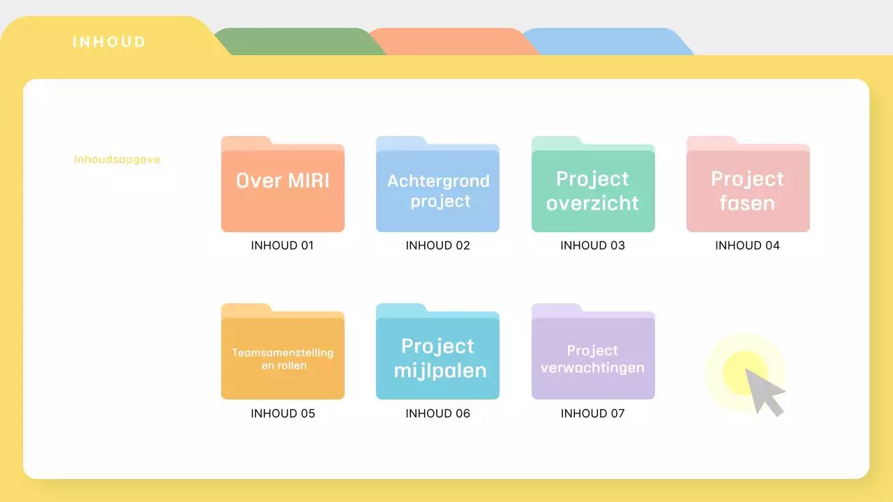 Khaki eenvoudig voorstel beschrijving