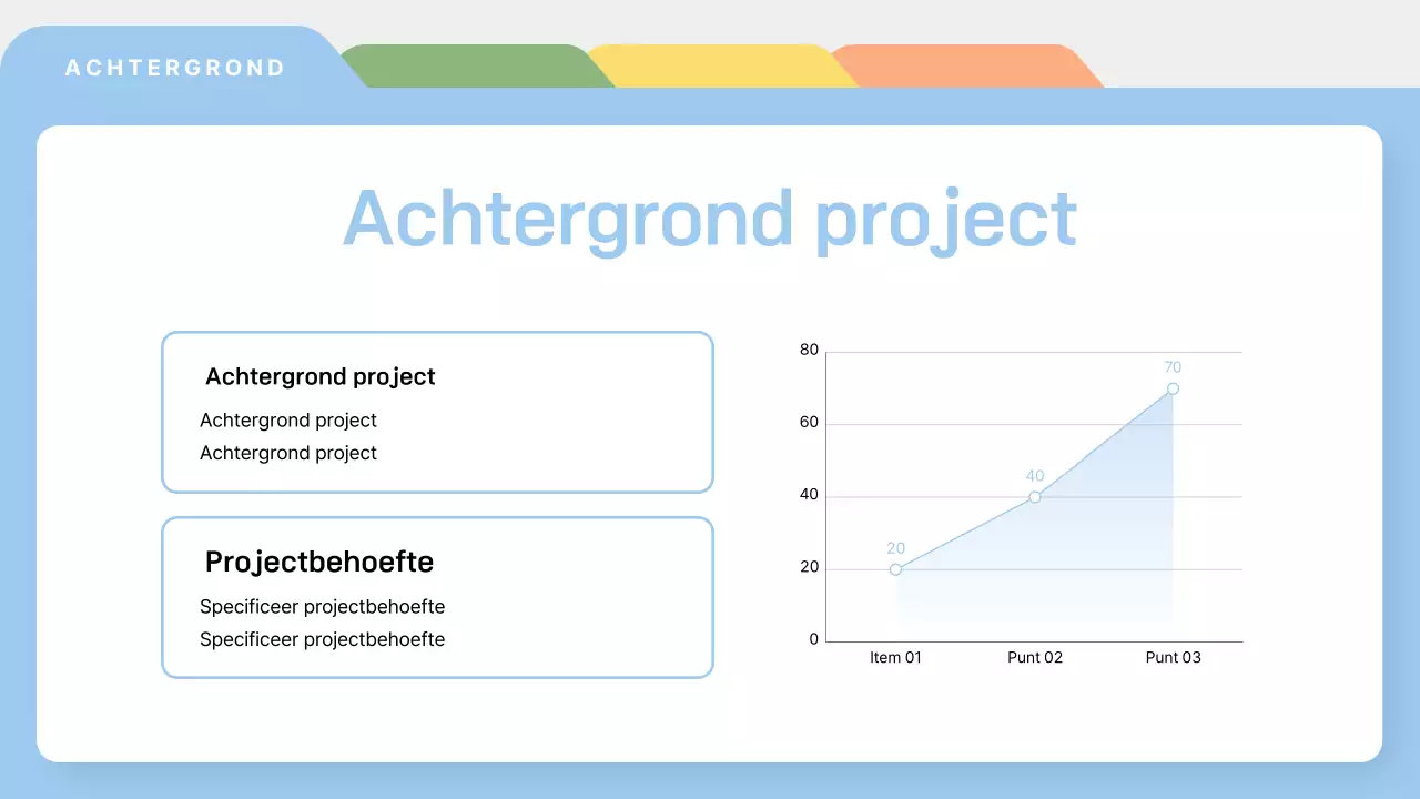Khaki eenvoudig voorstel beschrijving