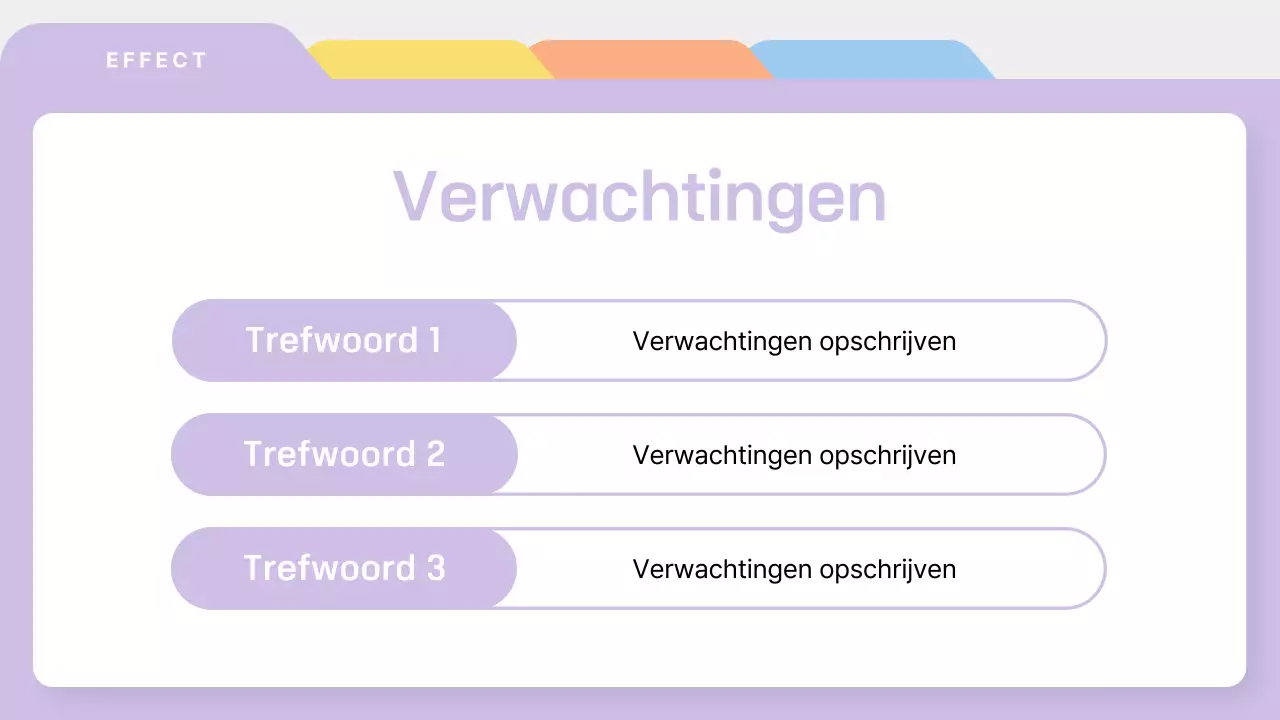 Khaki eenvoudig voorstel beschrijving