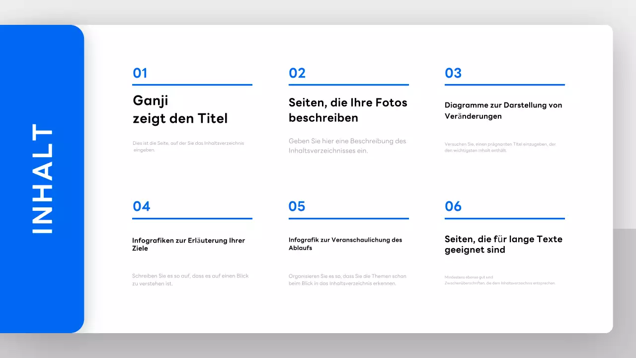 Blue Simple Presentation Dokumentation