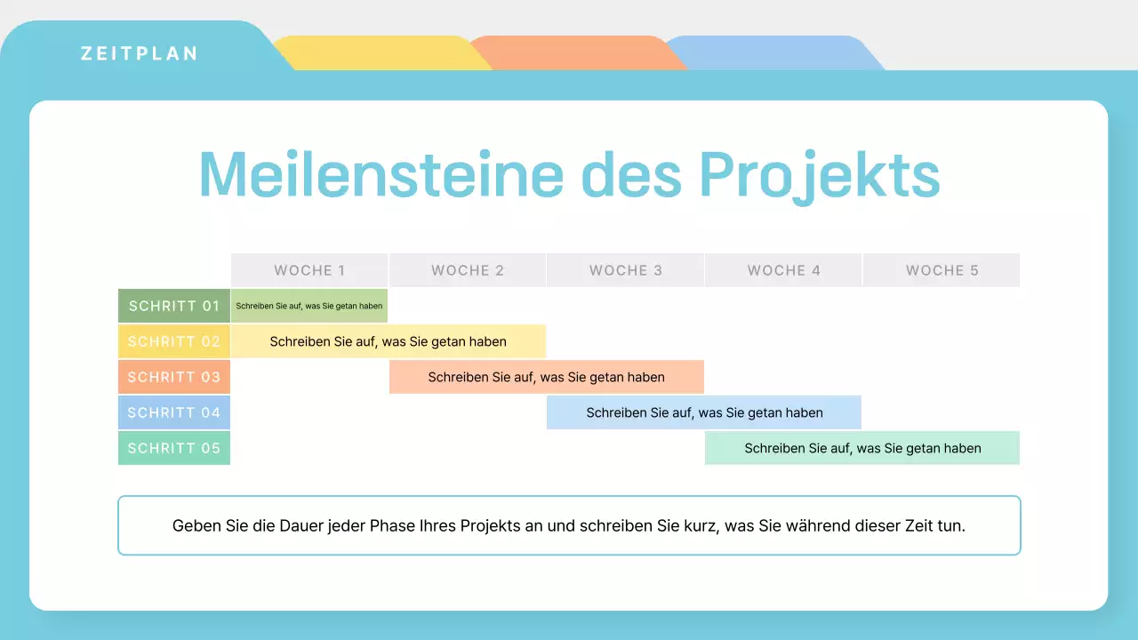 Khaki Simple Vorschlag Beschreibung