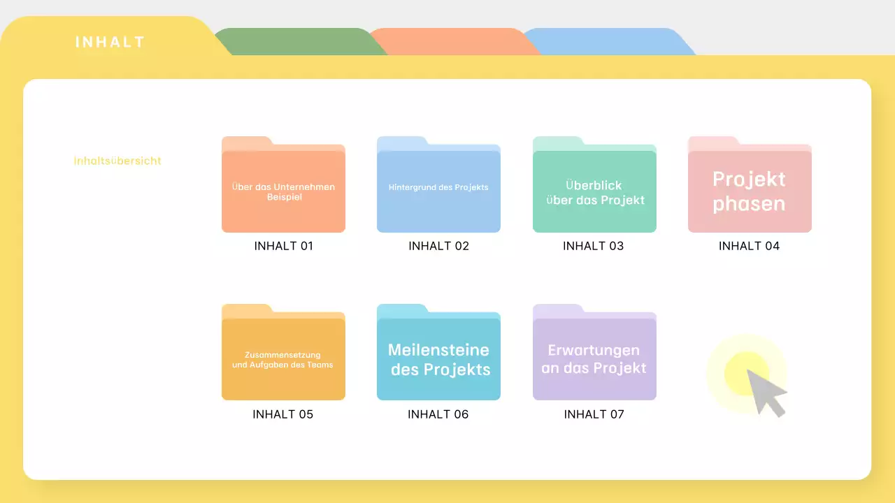 Khaki Simple Vorschlag Beschreibung