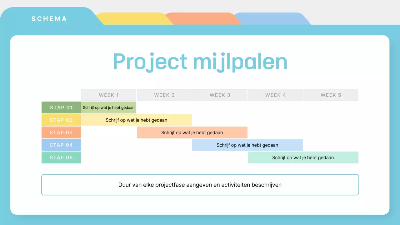 Khaki eenvoudig voorstel beschrijving