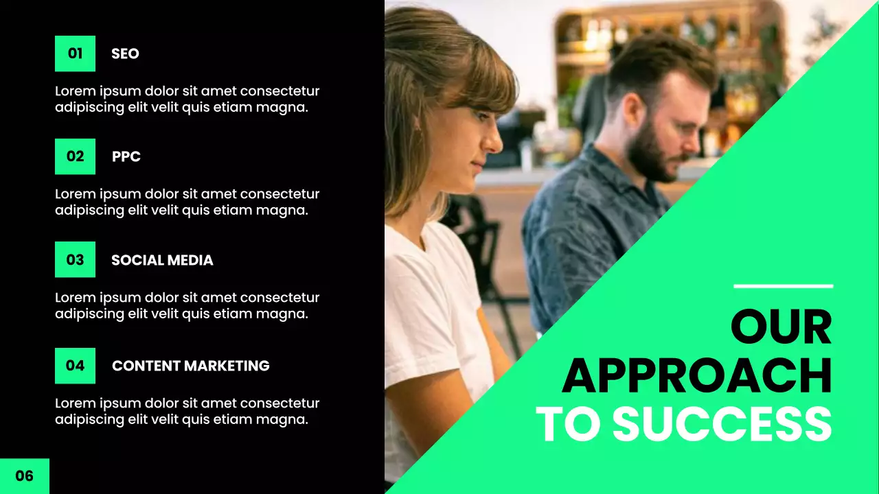 Green Modern Marketing Guide Presentation