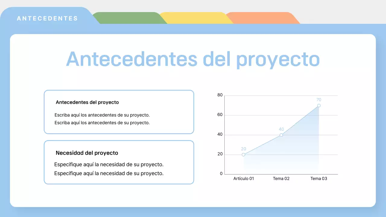 Descripción de la propuesta Khaki Simple