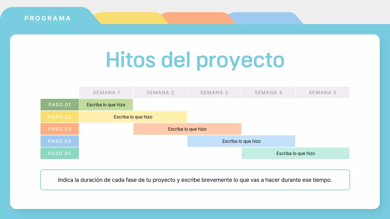 Descripción de la propuesta Khaki Simple