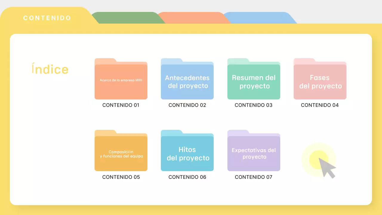 Descripción de la propuesta Khaki Simple