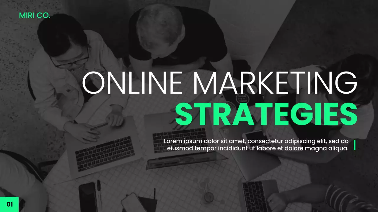 Green Modern Marketing Guide Presentation