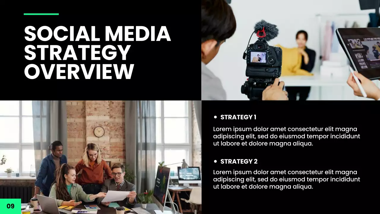 Green Modern Marketing Guide Presentation