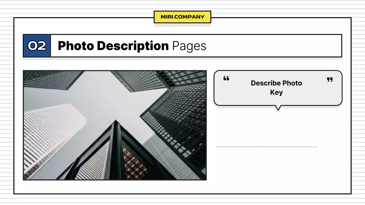 Yellow Simple Business description