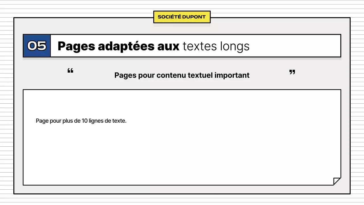 Yellow Simple Business Description