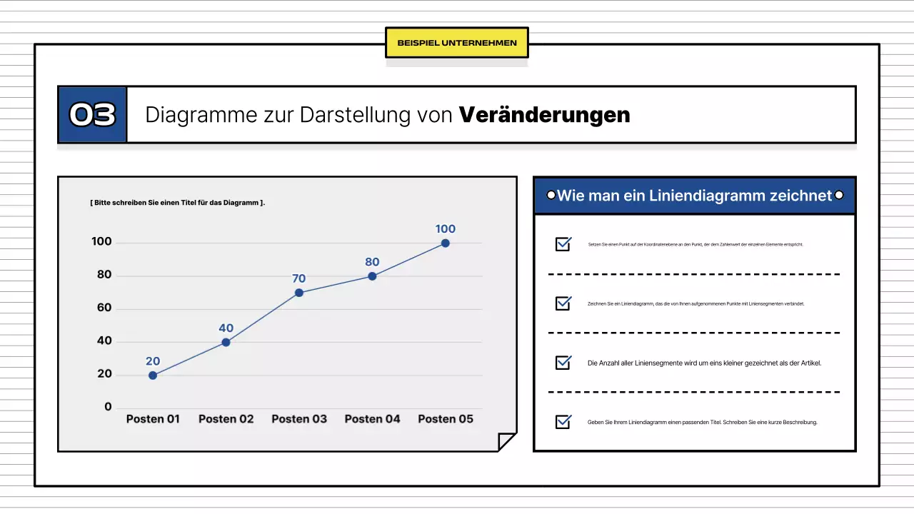 Gelb Einfache Geschäftsbeschreibung