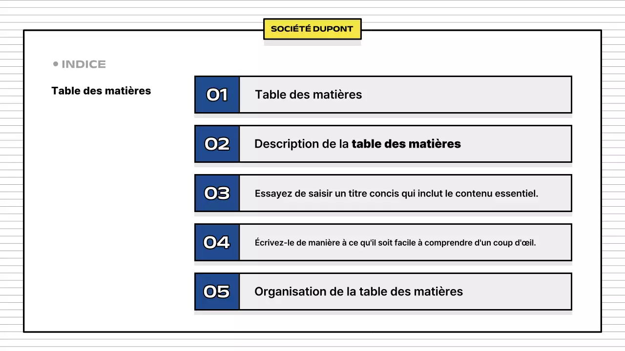 Yellow Simple Business Description