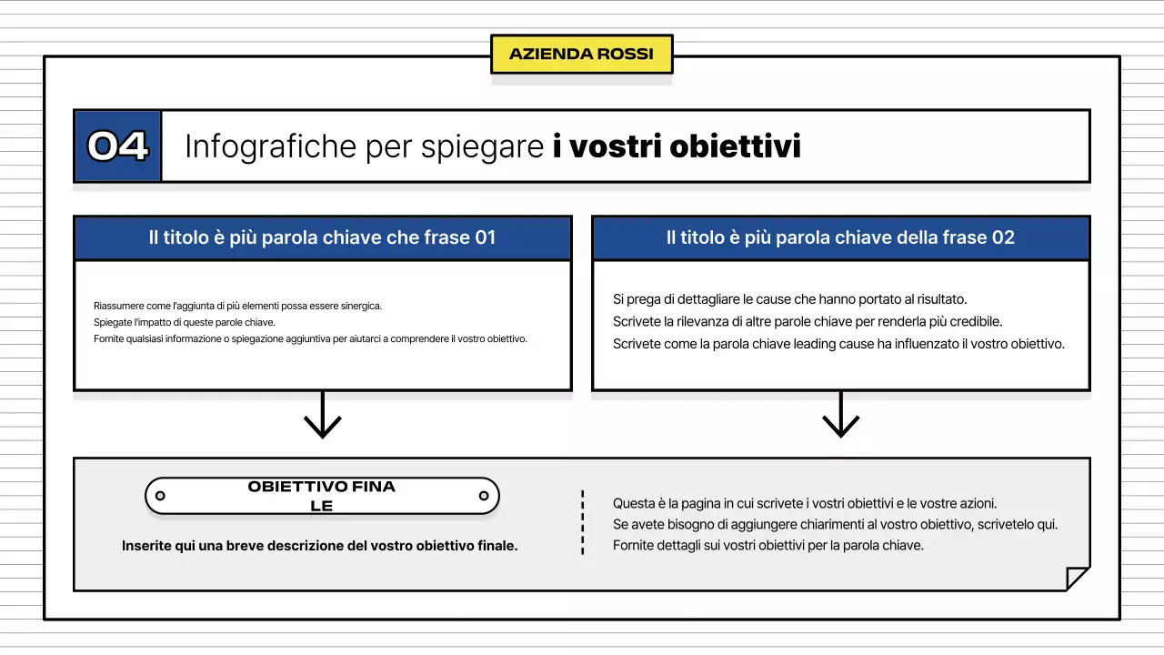 Giallo Descrizione aziendale semplice