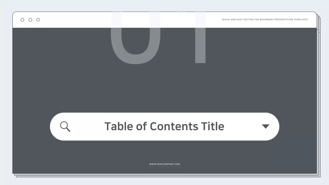 Mint Simple Presentation Documentation