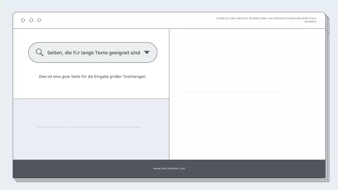 Mint Einfache Präsentation Dokumentation