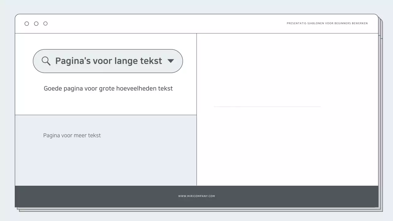 Mint Eenvoudige Presentatie Documentatie