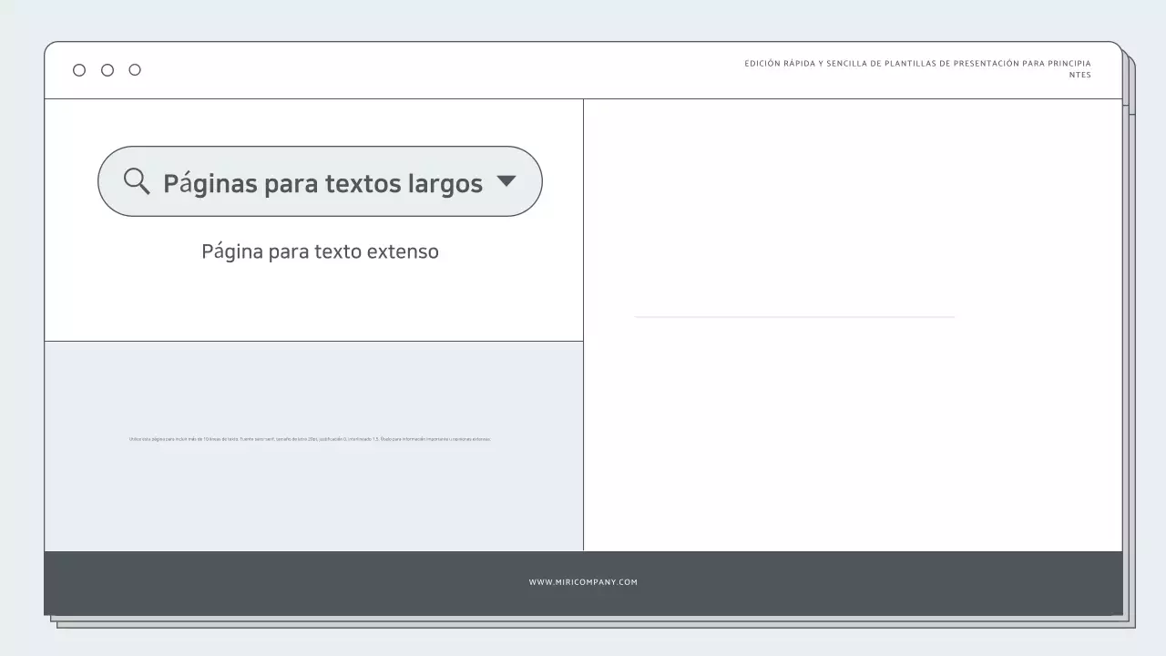 Documentación de la presentación de Mint Simple