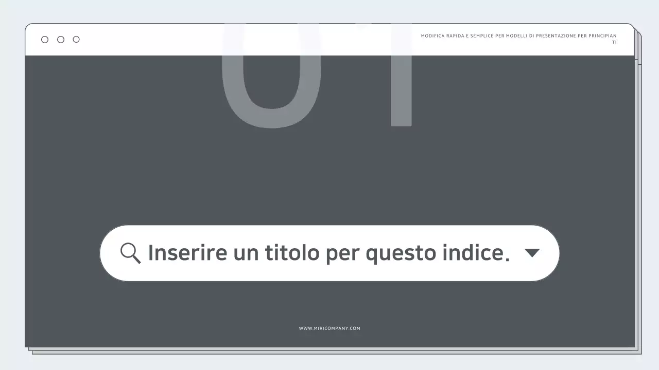 Documentazione della presentazione semplice della menta