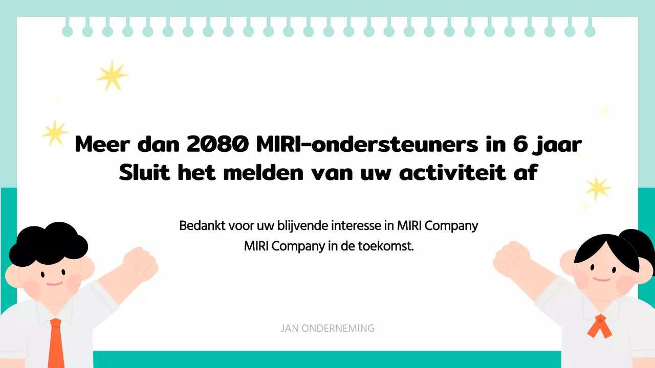 Oranje eenvoudig activiteitenrapport