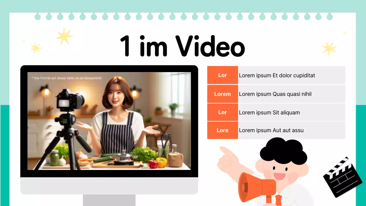 Orange Einfacher Tätigkeitsbericht