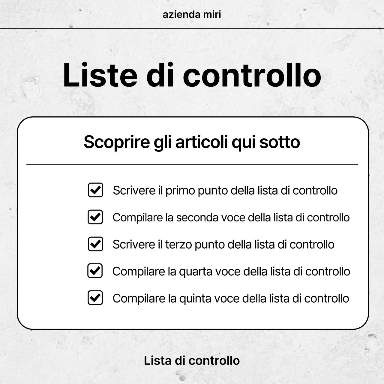 Annuncio bianco dal design semplice