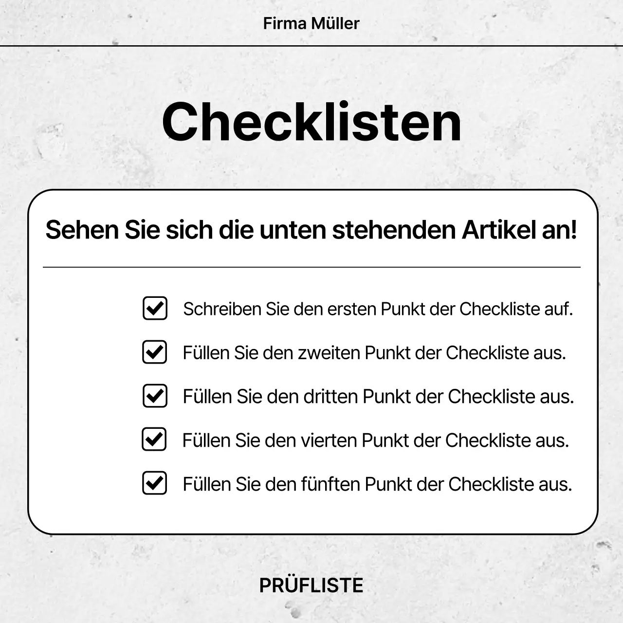 Weißes einfaches Design Anzeige