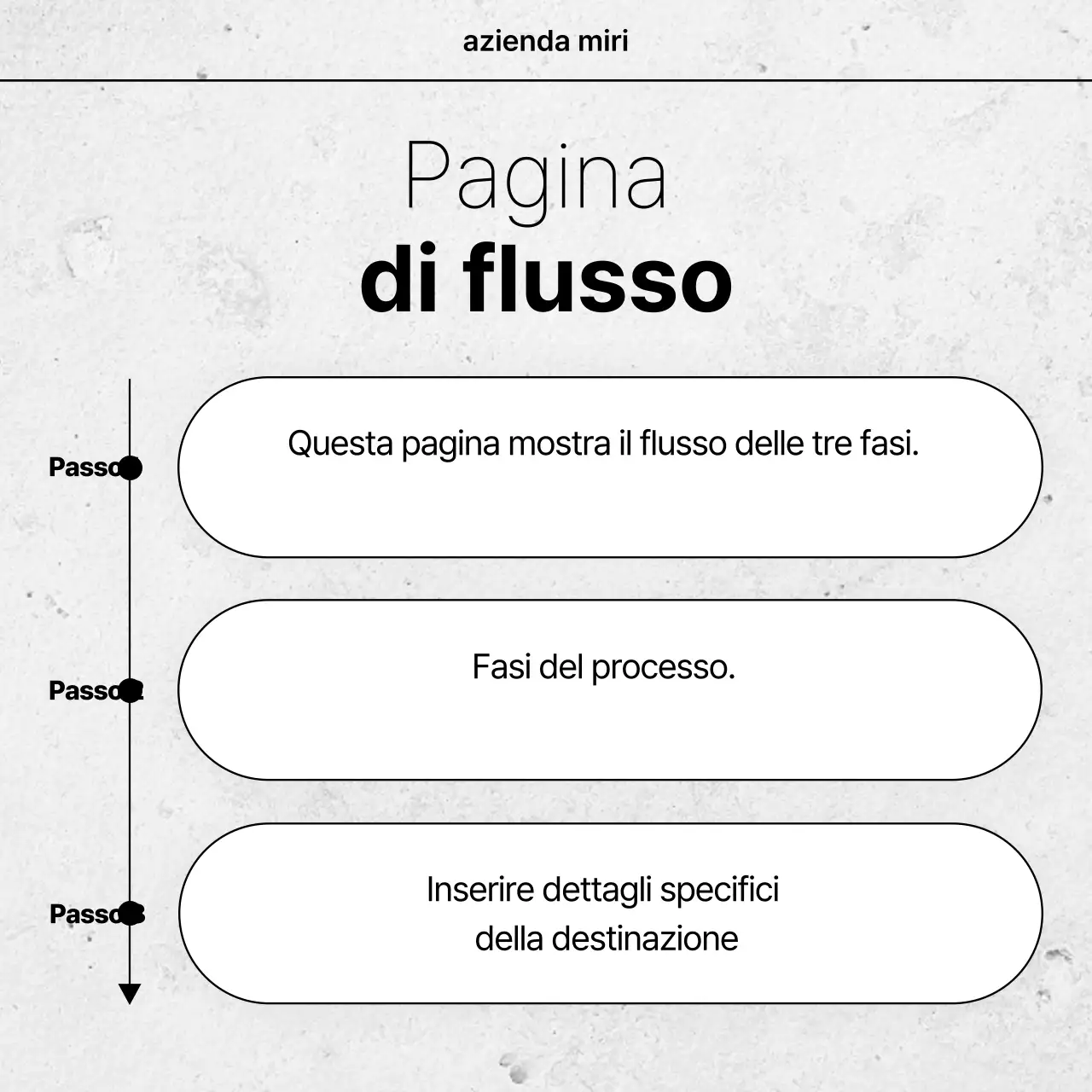Annuncio bianco dal design semplice