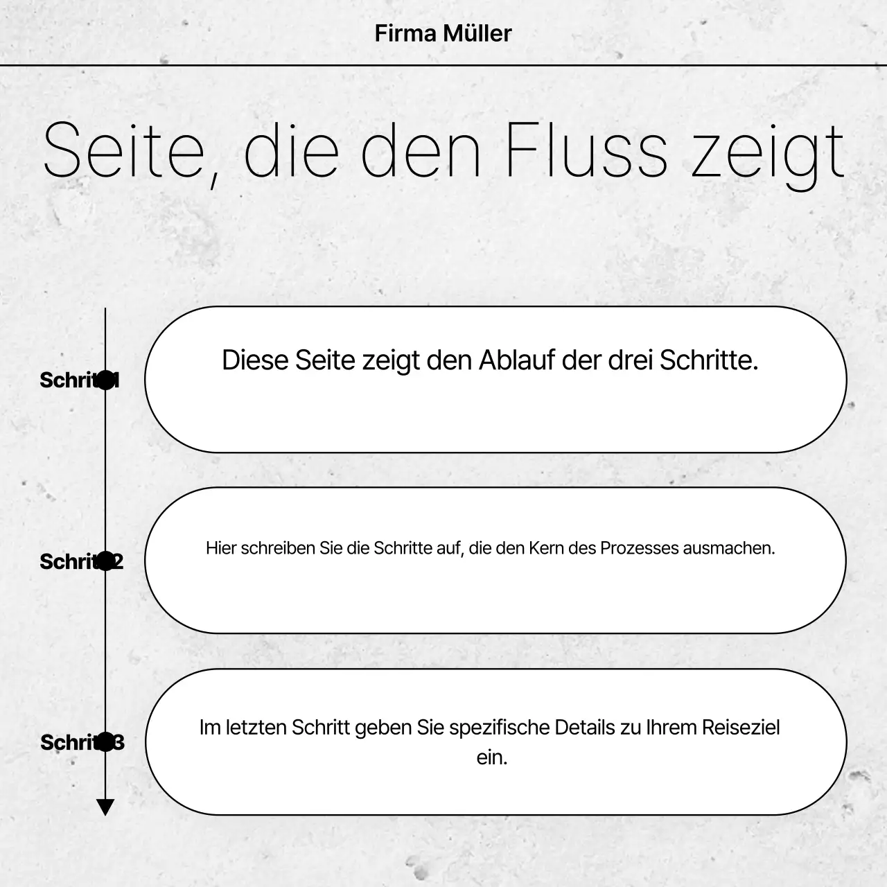 Weißes einfaches Design Anzeige