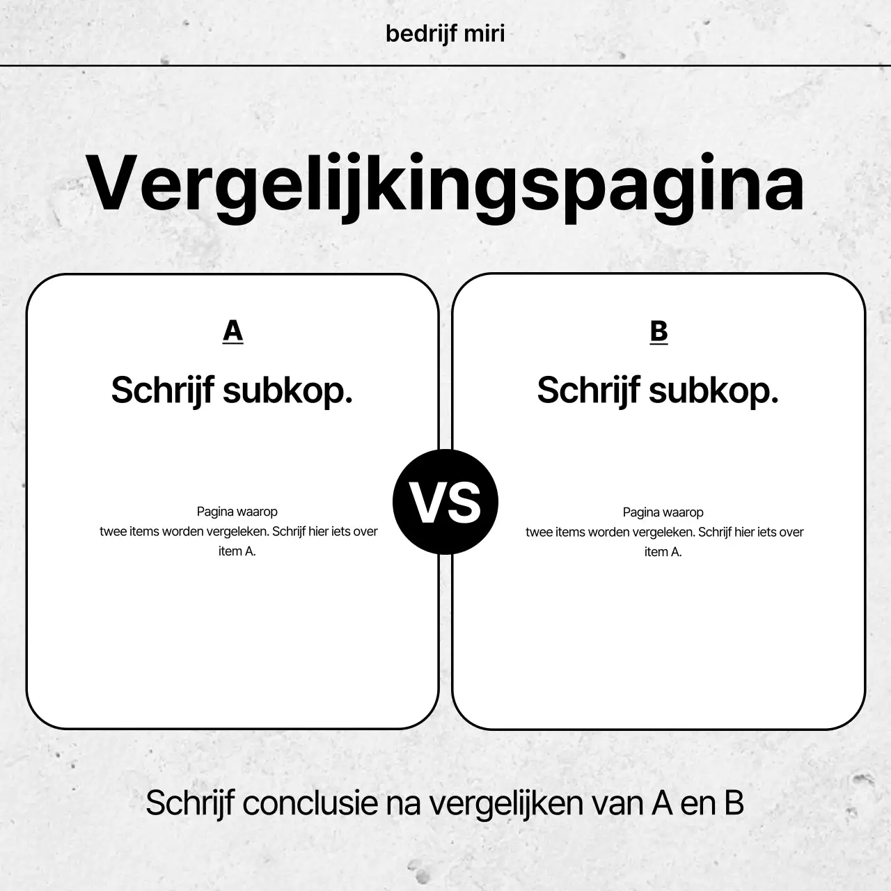 Witte eenvoudige ontwerpadvertentie