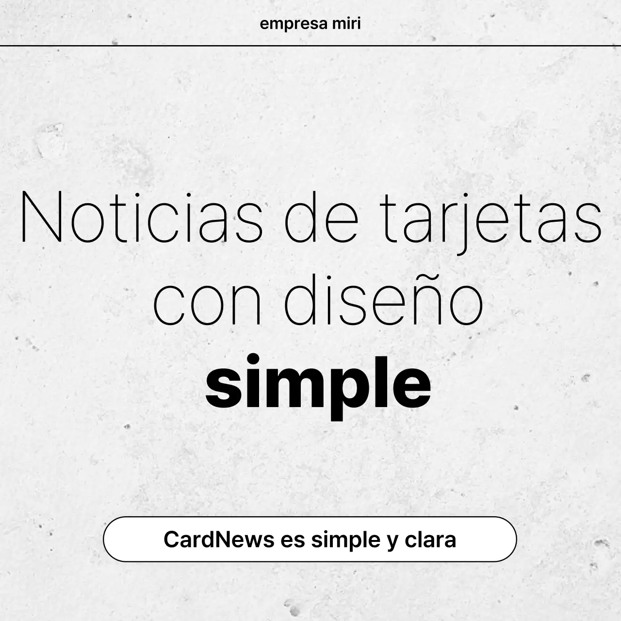 Anuncio blanco de diseño sencillo