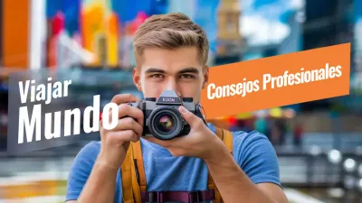 colorida guía de viaje moderna