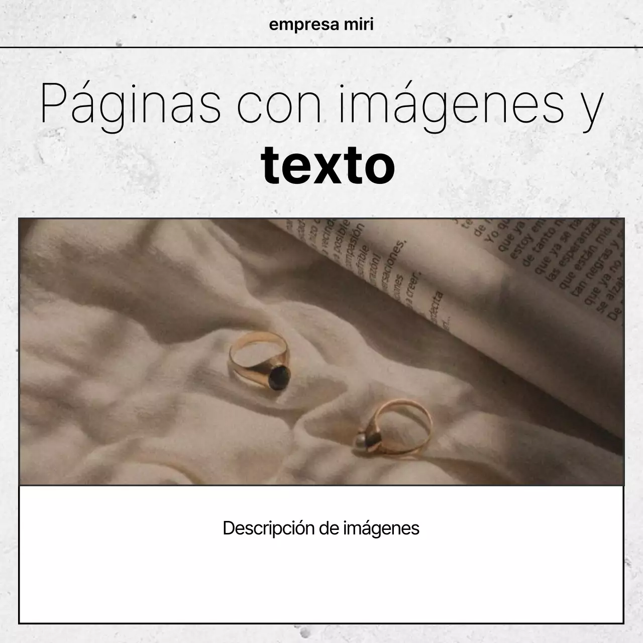 Anuncio blanco de diseño sencillo