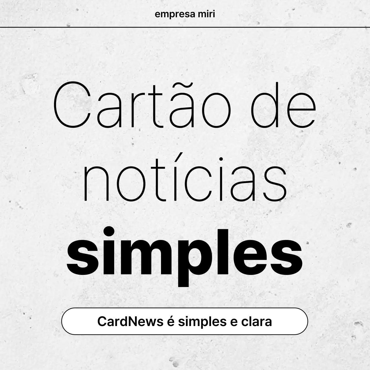 Anúncio branco de design simples