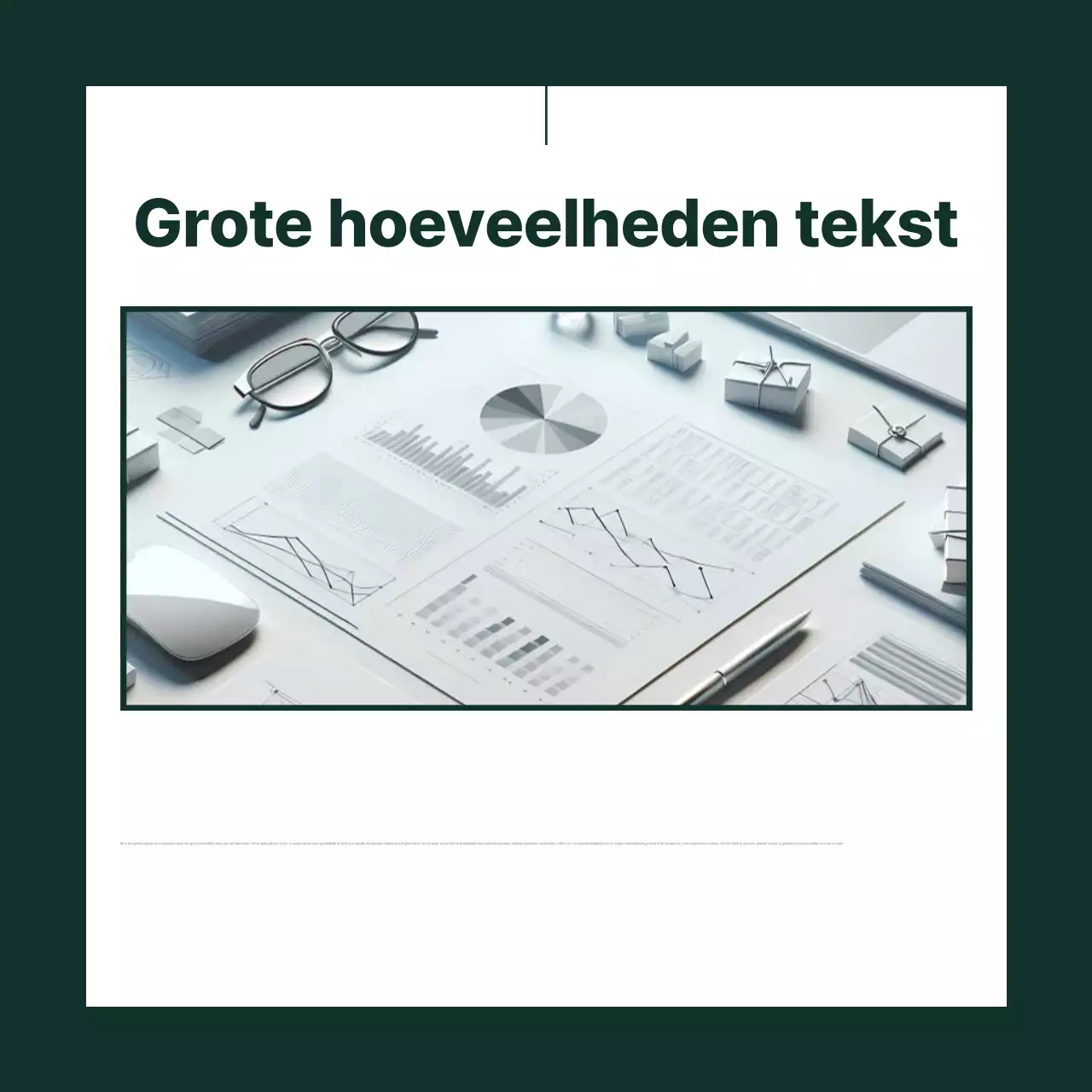 Khaki eenvoudig ontwerp advertentie