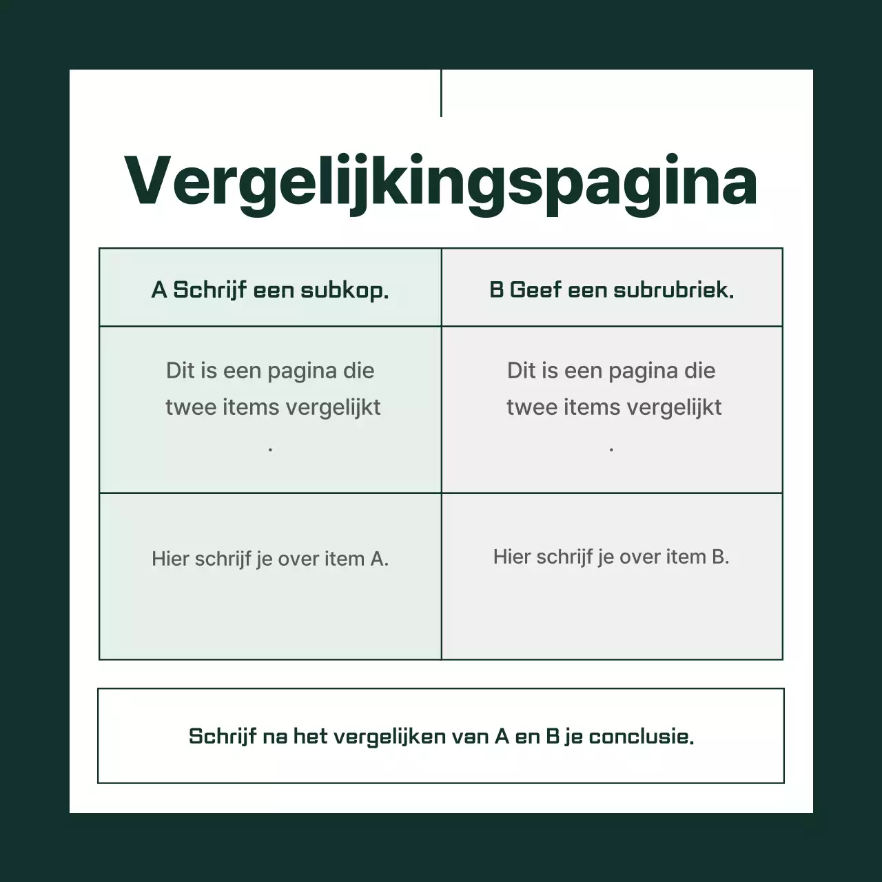 Khaki eenvoudig ontwerp advertentie