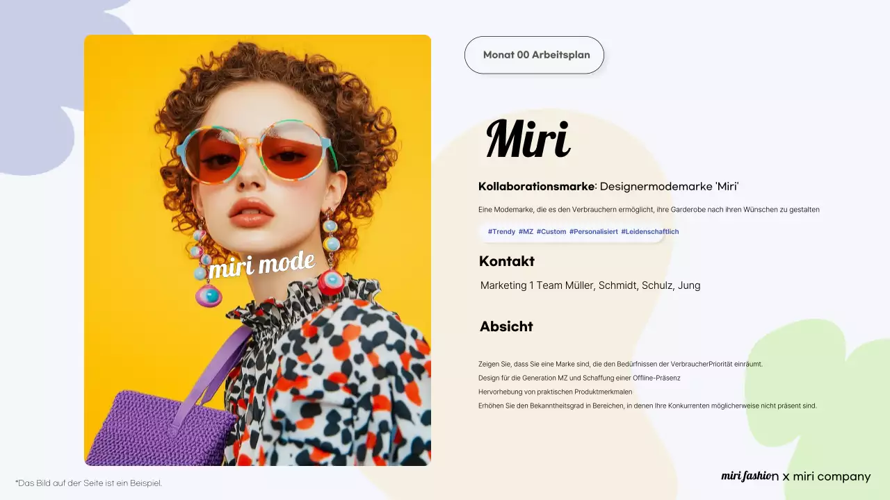 Orange Modern Fashion Report