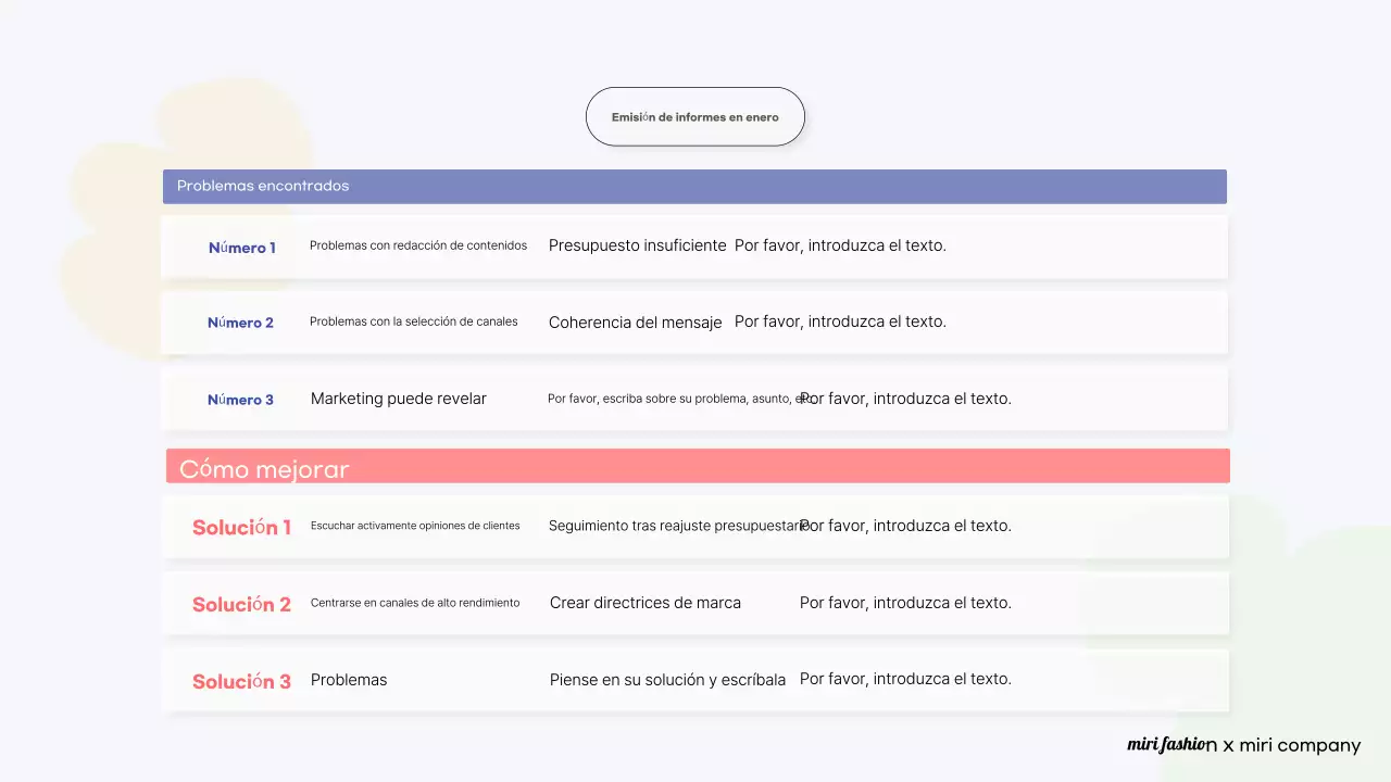Informe Orange Modern Fashion