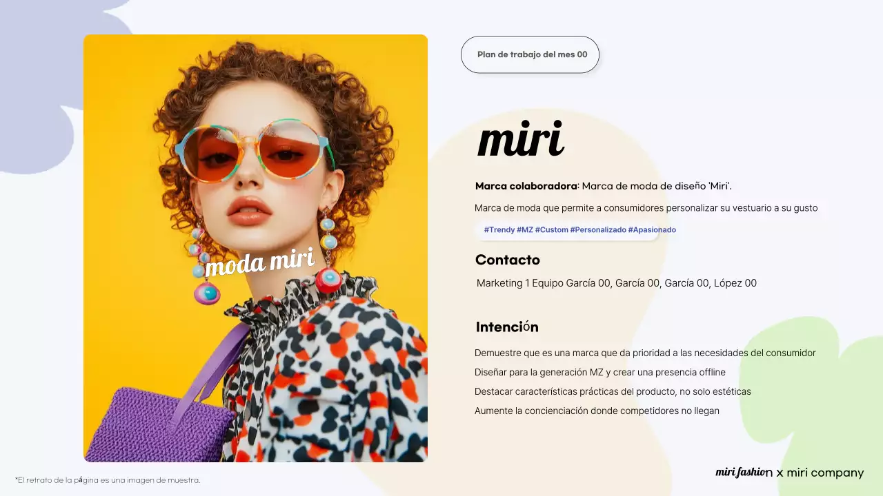 Informe Orange Modern Fashion