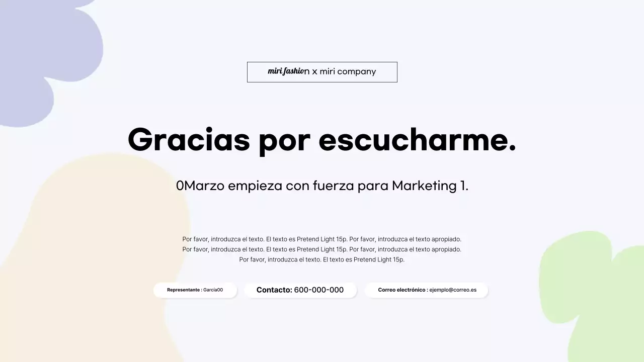 Informe Orange Modern Fashion