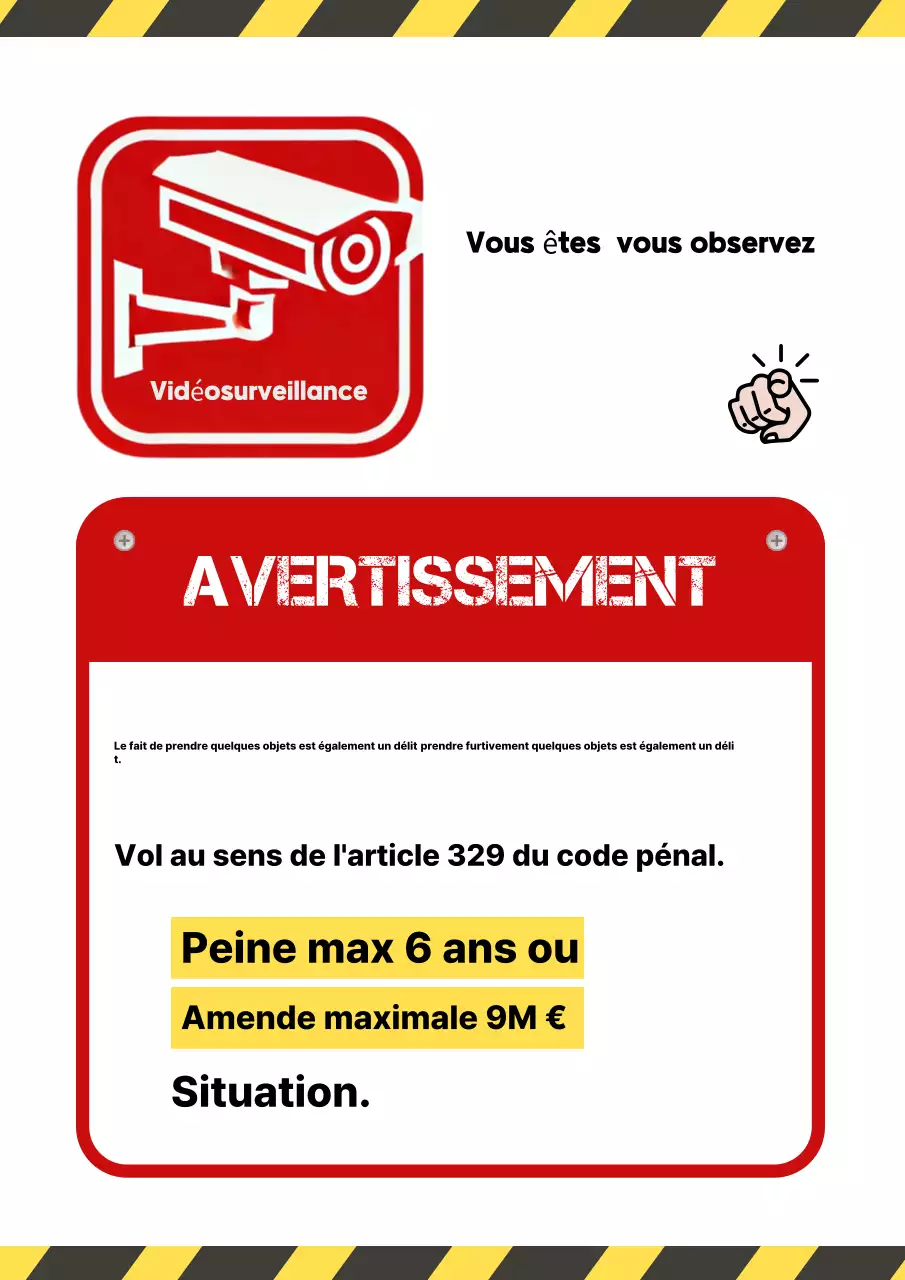 Rouge Simple Attention au vol