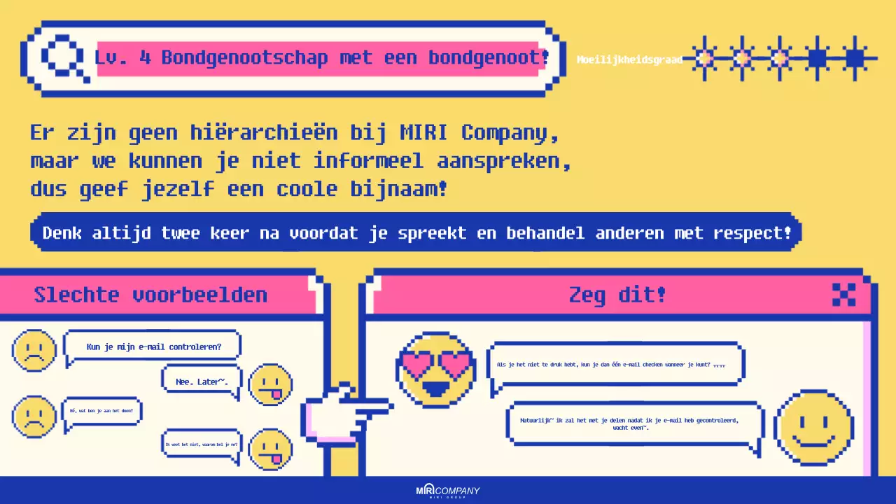 Roze retro welkomstadvertentie