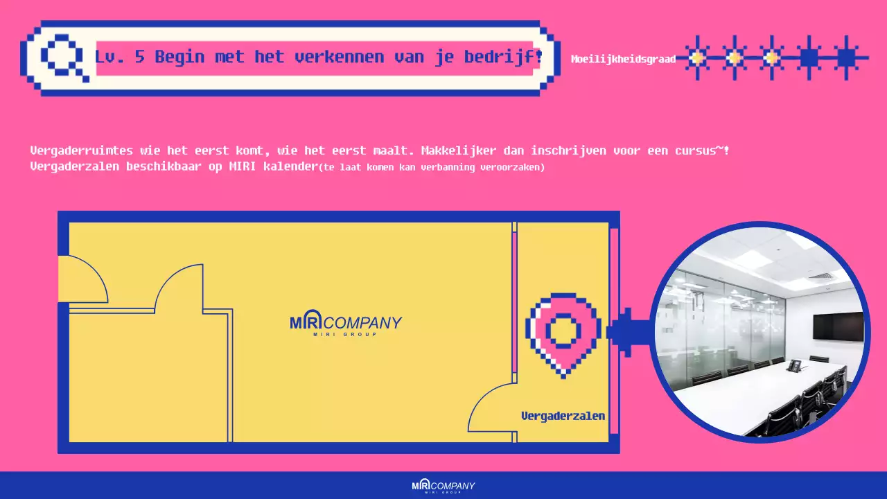 Roze retro welkomstadvertentie