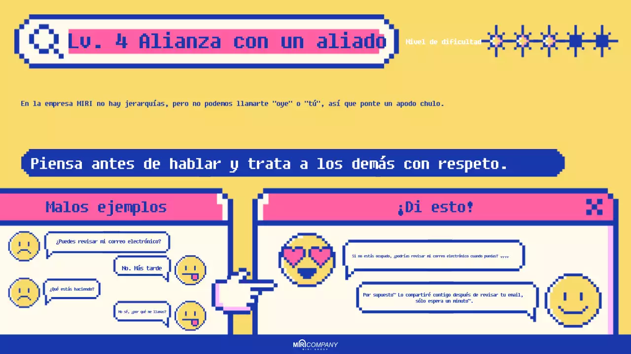 Anuncio retro rosa de bienvenida